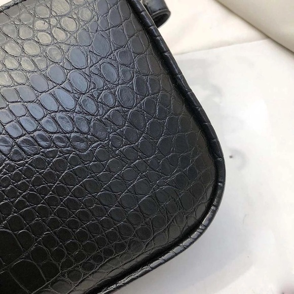 CROCO One shoulder strap Vintage look bag - Picture 6 of 7